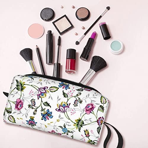 Saco de cosméticos JMLYQS para mulheres Bolsa de maquiagem floral SACO DE VIAGEM DE VIAGEM DE VIAGEM BACHE ACESSÓRIOS