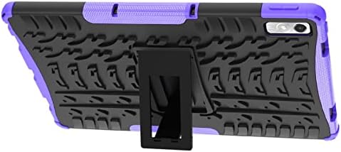 Dwaybox Case para Lenovo Tab P11 Gen 2 / Lenovo Pad Plus 2023 11,5 polegadas, 2in1 Combo combo combo de proteção à prova de choque pesada com kickstand -purple