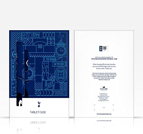 Os projetos de capa principal licenciados oficialmente o Tottenham Hotspur F.C. Filho Heung-min 2021/22 Jogadores Kit Home Soft Gel Case Compatível com Kindle 10th Gen