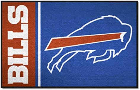 Fanmats 8226 Buffalo Bills Starter Mat Accent Rapet - 19in. x 30in. | Tapete de decoração de fãs de fãs de esportes e design