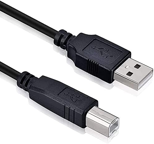 Marg USB 2.0 PC Sync Sync Cable Word Lead para HP Photosmart 5512 E-All-in-One Impressor