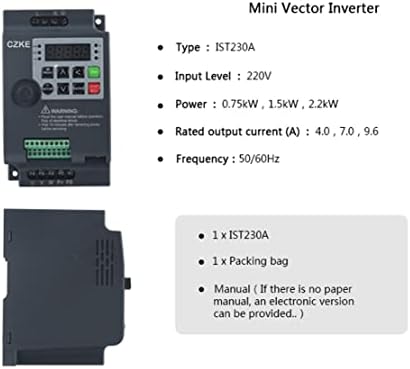 Inversor Xuefu IST230A 3P 220V/380V 0,75KW/1,5KW/2.2KW CONVERCENTE CONFRENTEMENTE CONVERTA CONVERCENTE CONVERCENTE VARIAZ