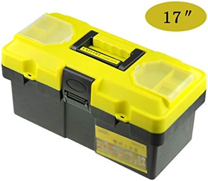Caixa de ferramentas ZSHLZG Caixa de armazenamento de arte plástica peças de reparo automático do carro de hardware multifuncional, 17/19 polegadas