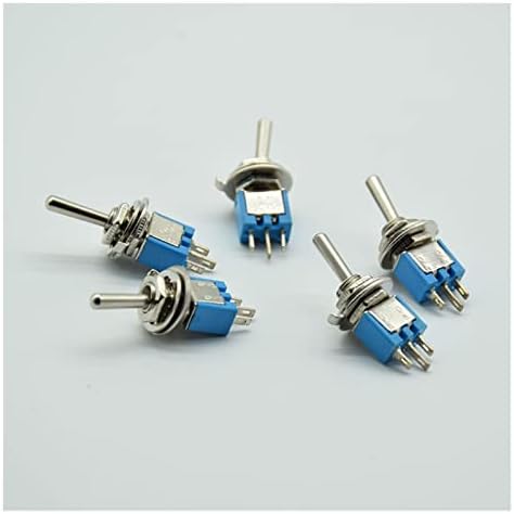 Switches industriais Hikota 10pcs/5pcs Shook Head 3 pinos 2Position Micro Rocker Switch Gear SMTS 102 6A125V Switches