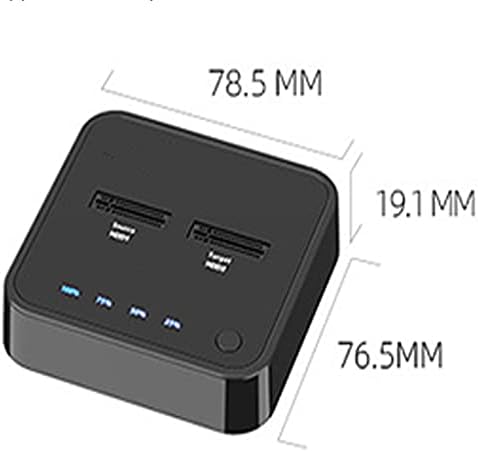 FZZDP USB 3.1 Tipo C a M.2 Dual Bay Externo Docking Station com clone offline para M2 SSD suporta 2TB HDD Solder