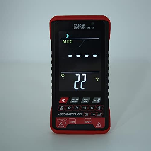 Multímetro, TA804B Automático+Multímetro manual de alta definição de tela colorida Multímetro inteligente portátil