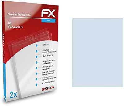 Atfolix Screen Protection Film Compatível com BQ Cervantes 3 Protetor de tela, filme de proteção Ultra-Clear FX
