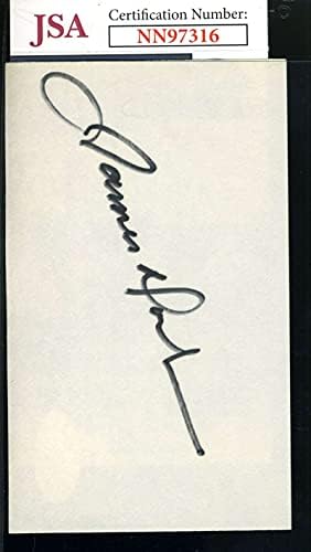 James Doohan JSA CoA assinou 3x5 Índice Cartão Star Trek Autograph