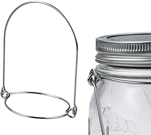 Hemoton 12pcs maçanetas de arame de aço inoxidável para jarra de jarra de pedreiro jarra de jarra de jarra de jarra de jarra