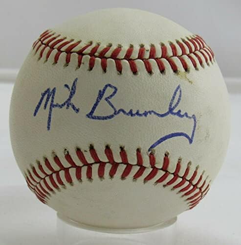Mike Brumley assinou o Autograph Autograph Rawlings Baseball B92 - Bolalls autografados