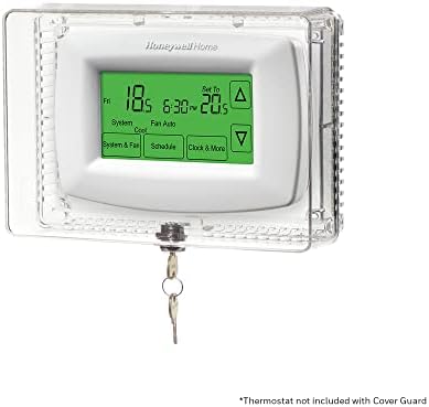 Honeywell Home CG512A1009 Guarda de termostato grande, encaixa os termostatos 8. 25 W x 5. 75 ou menor