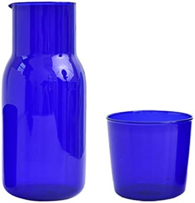 Acessórios para o creme de café do Doitool Coffee 2 conjuntos de vidro à cabeceira da noite de água bebendo xícara verde azul -devista