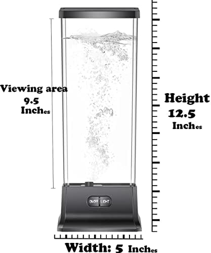 Lâmpada de lava de água-viva de fantasia elétrica com alteração de cores Efeitos de luz-jelly tanque de peixe aquário