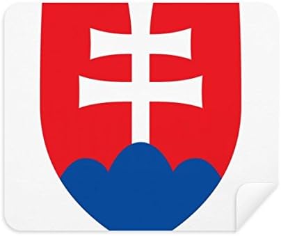 Eslováquia Europa Europa Cleavedor de pano de limpeza de emblema 2pcs Camurça tecido