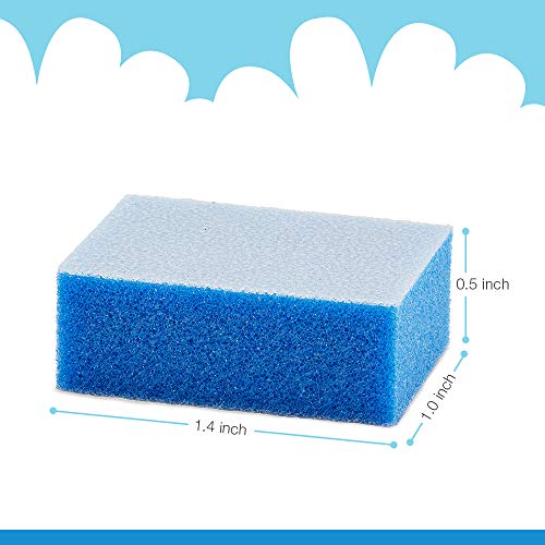 Buffos descartáveis ​​floridos blocos azul 180/areia, tampão de polimento de unhas, ferramenta de cuidados com as unhas para