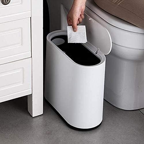 Lixo wxxgy lixo lixo bin bin bin lixo cesto para casa de cozinha de escritório em casa lixo de lixo/cinza