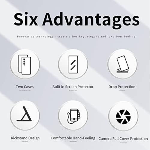 Jeutuck Z Fold 3 Caso novo material dobra 3 estojo projetado para Samsung Galaxy Z Fold 3 Caixa com 【Proteção da cobertura da dobradiça】 【Protetor de tela Buit-in