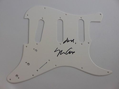 Banda Ono de Plástico Yoko Ono assinou o Fender Strat Electric Guitar Pickguard Loa