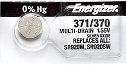 Energizer Button Cell Battery 371-370ts Oxide