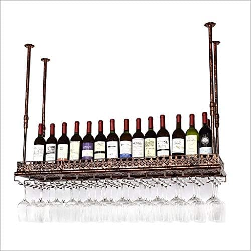 Titulares de vinhos Zesus Rack Rack Titulares de vidro de champanhe para barras de jantar de sala de estar fácil de instalar