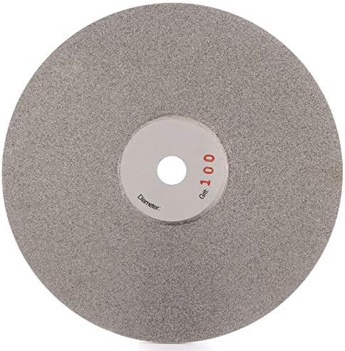 Drilax 6 polegadas Grit 100 Qualidade profissional de alta densidade revestida com diamante lapidado lapidary lapidary disco