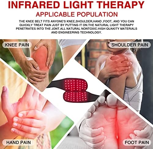 Aldiosa terapia de luz infravermelha próxima para a osteoartrite da osteoartrite alívio da dor nas articulações, 152pcs 850nm