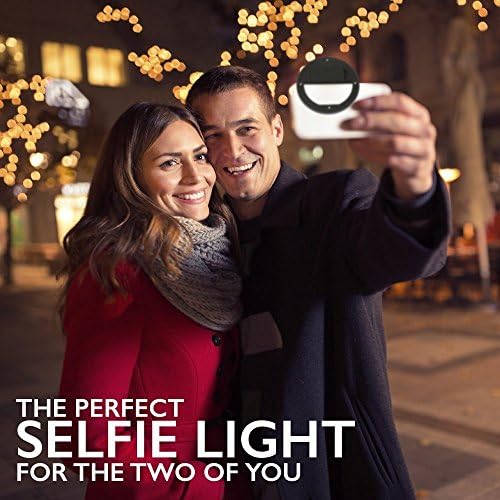 Socialite Mini LED Ring Light - Photo de preenchimento diminuída e iluminação de vídeo HD para vblogs & selfies Montagens