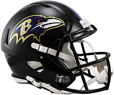 Riddell NFL Baltimore Ravens em tamanho real Réplica Speed ​​Helmet