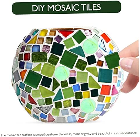 Didiseaon 2pcs 1 Manual de vidro de cristal em mosaico