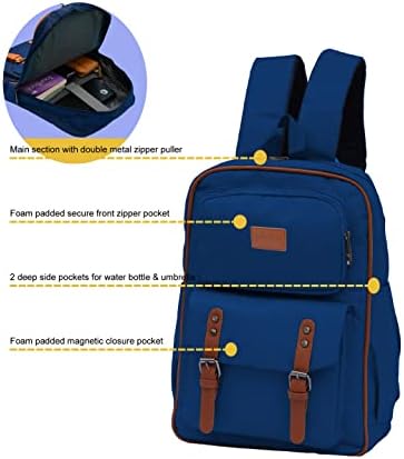 Mochila de laptop de viagem híbrida Backpack de mochila elegante mochila vermelha/preta 19 polegadas