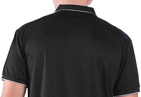 Camisas de Polo de Golfe para homens Quick Dry Manga curta Camisetas esportivas de moda regulares