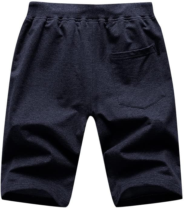 Shorts masculinos de rtrde shorts de praia de verão casual com cintura elástica e bolsos de zíper