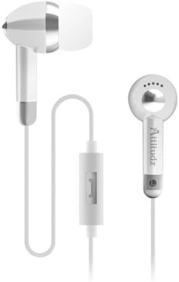 Coby CVEM80WHT Jammerz Attitudz Séreo Ear fones de ouvido com microfone para smartphone - branco