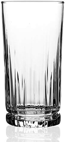 Âncora hocking rio pequeno e grande cristal bebendo copos, conjunto de 16, limpo, 80850L13