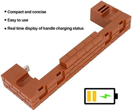 Estação de carregamento do console do jogo, para o Joycon Handle Charging 4 Slots Charger Base com 8 Cards Storage Game