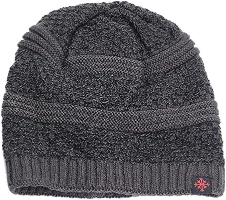 Chapéu de gorro de malha na moda para mulheres grossas de caveira acrílica quente tampa de esqui de inverno de malha macia para adultos unissex