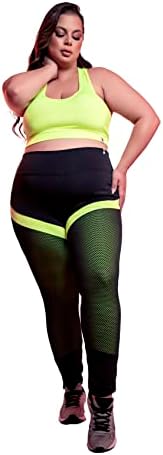 Brafit feminino de tamanho grande roupa de treino de 2 peças e leggings e as leggings de ioga de cintura alta do X-Large a 5x
