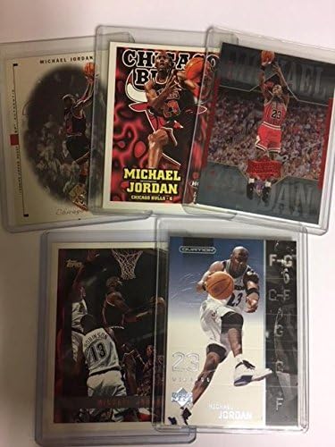 Michael Jordan MJ variável cartões de basquete de basquete lote de chicago bulls cartões cada um em individuais ultra pro