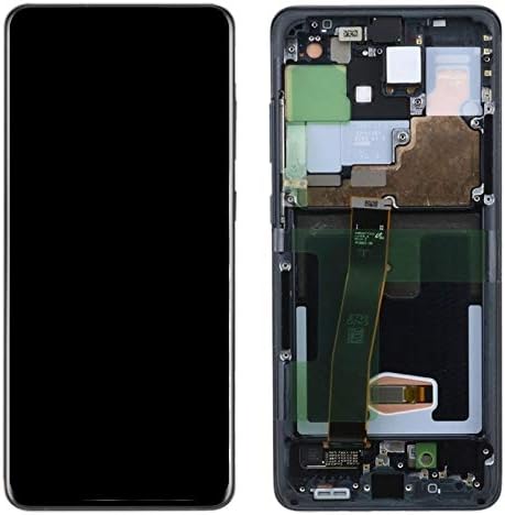 Peças de substituição de Zhangjun Tela LCD e montagem completa do digitalizador com quadro para Samsung Galaxy S20