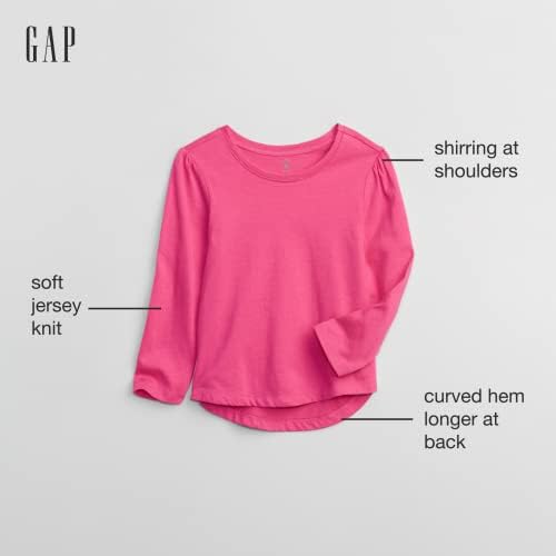 Gap Baby Girl's 3-Pack Brannan's Favoritos Camiseta de manga comprida