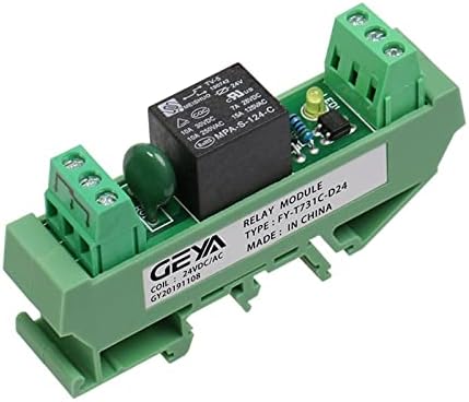 PIKIS DIN RAIL 1 Placa de relé de canal 5V 12V 24V 48V 110V Módulo de relé 230V com interface Relé eletromagnético NPN PNP