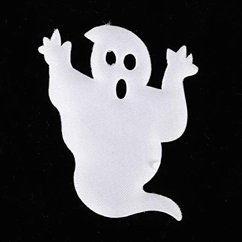 30pcs Halloween Ghost, Halloween Ghost Confetti White Non Woven Holiday Party Ornames, Cute Sign Outdoor Sign Halloween Decorações