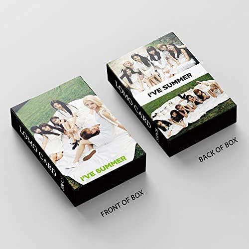 Fourbom 55pcs IVE FOTOCARD ive Summer ive Novo Álbum I‘ Teve Summer ive Cartões postais I‘ Ter Summer Lomo Cards Kpop Ive PhotoCard Gift for Fans Filhe