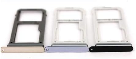 Cabos flexíveis para celular Lysee - 100pcs/lote para Samsung Galaxy S8 G950 e S8 Plus G955 Dual SIM Holder Slot Bandey -