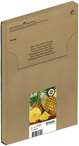 Epson 604 Pineapple, multipack genuíno, embalagens ecológicas, cartuchos de tinta de 4 cores