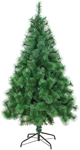 Zpee the pine agulhas árvores de natal nua, material de pinheiro articulado de pvc com suporte de metal fácil de montar decoração de natal apaga-3m