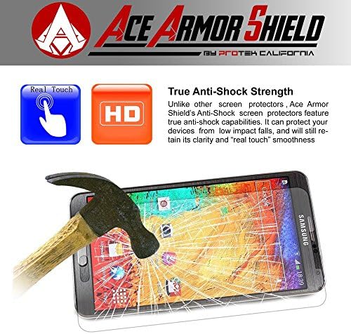 Ace Armour Shield Shatter Resister Screen Protector para o ZTE Grand X Pro com garantia de substituição de vida livre gratuita