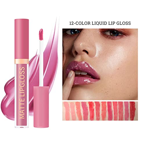 INODOZ 2,5ml High Shine Lip Gloss Finish Lipstick com hidratação duradoura e sem maquiagem fofa de manchas ou rachaduras menores