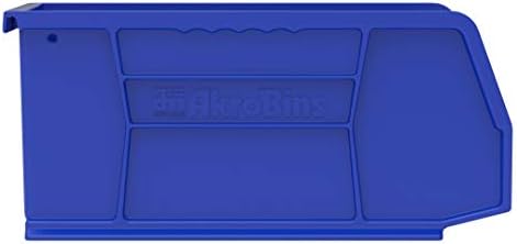 AKRO-MILS 30230 AKROBINS PLÁSTICO PLÁSTICO PANTAGEM ORGORAGEM BING ORGORADOR, 11 polegadas x 5 polegadas x 5 polegadas, azul, 12-pacote