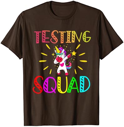 Testing Squad Gift Tir Shirt Professor aluno